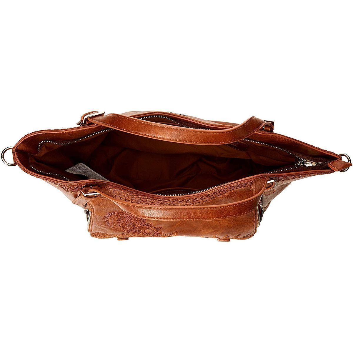 Cabas et sac shopping femme Desigual bols dark amber rotterdam marron VoShoes