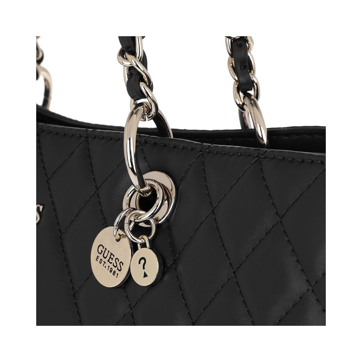 Cabas et sac shopping femme Guess sweet candy large carryall noir VoShoes