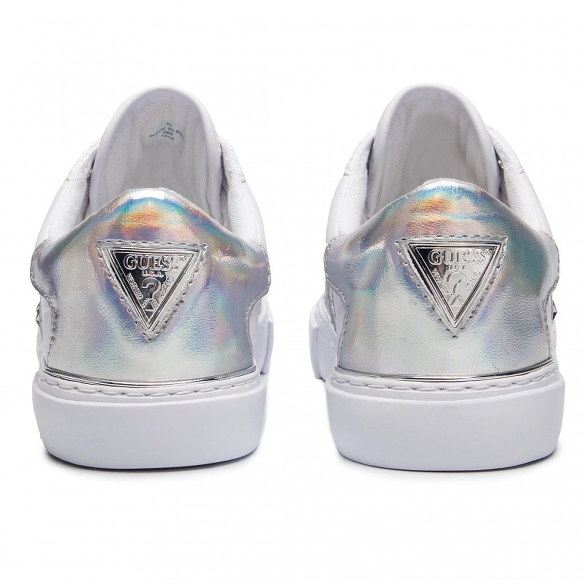 Baskets mode femme Guess gamer5 active blanc VoShoes