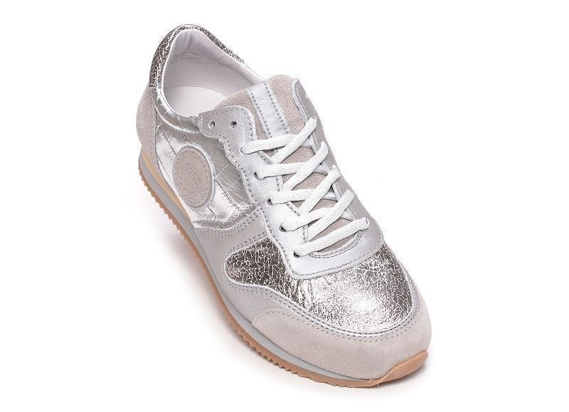 Baskets mode femme Pataugas idol argent VoShoes