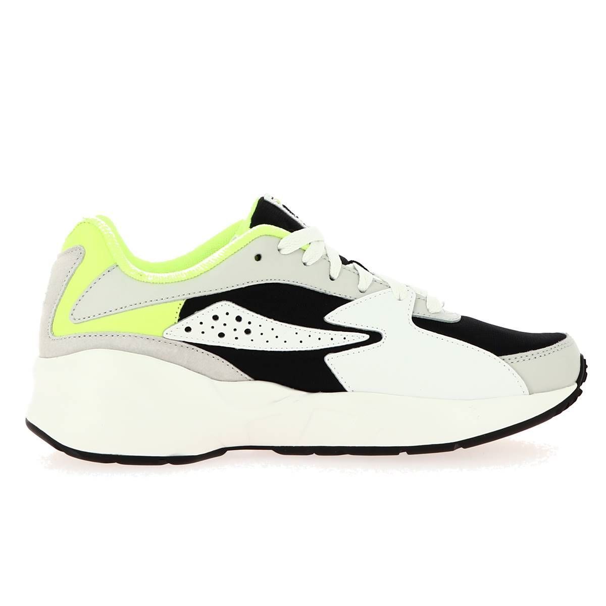 Baskets mode homme Fila mindblower blanc VoShoes