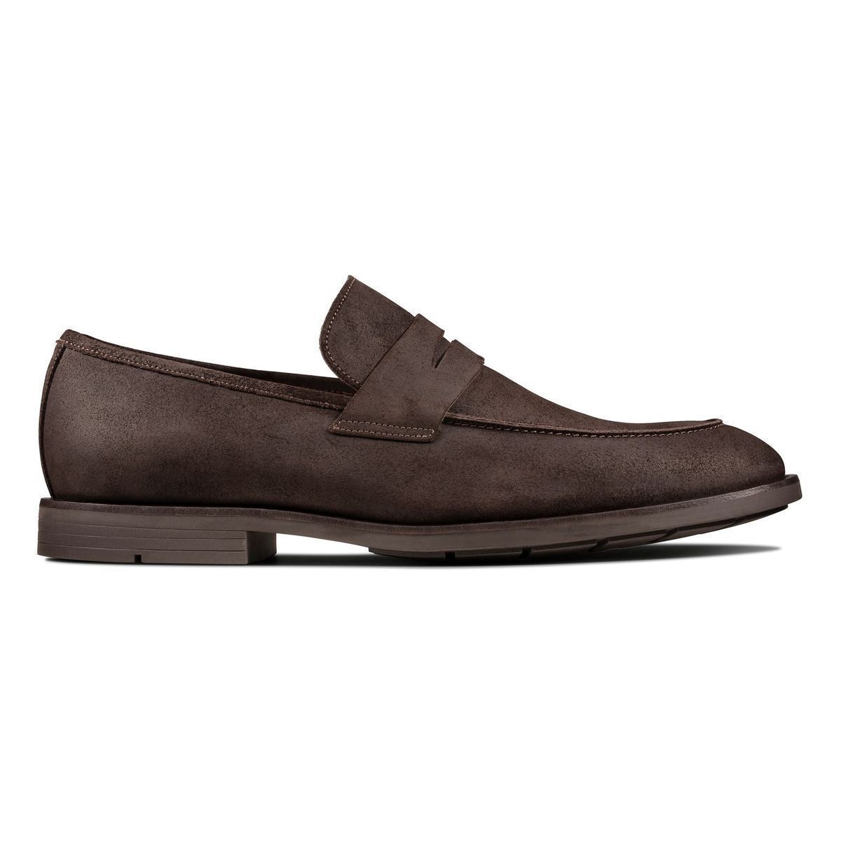 Mocassins homme Clarks ronnie step marron VoShoes