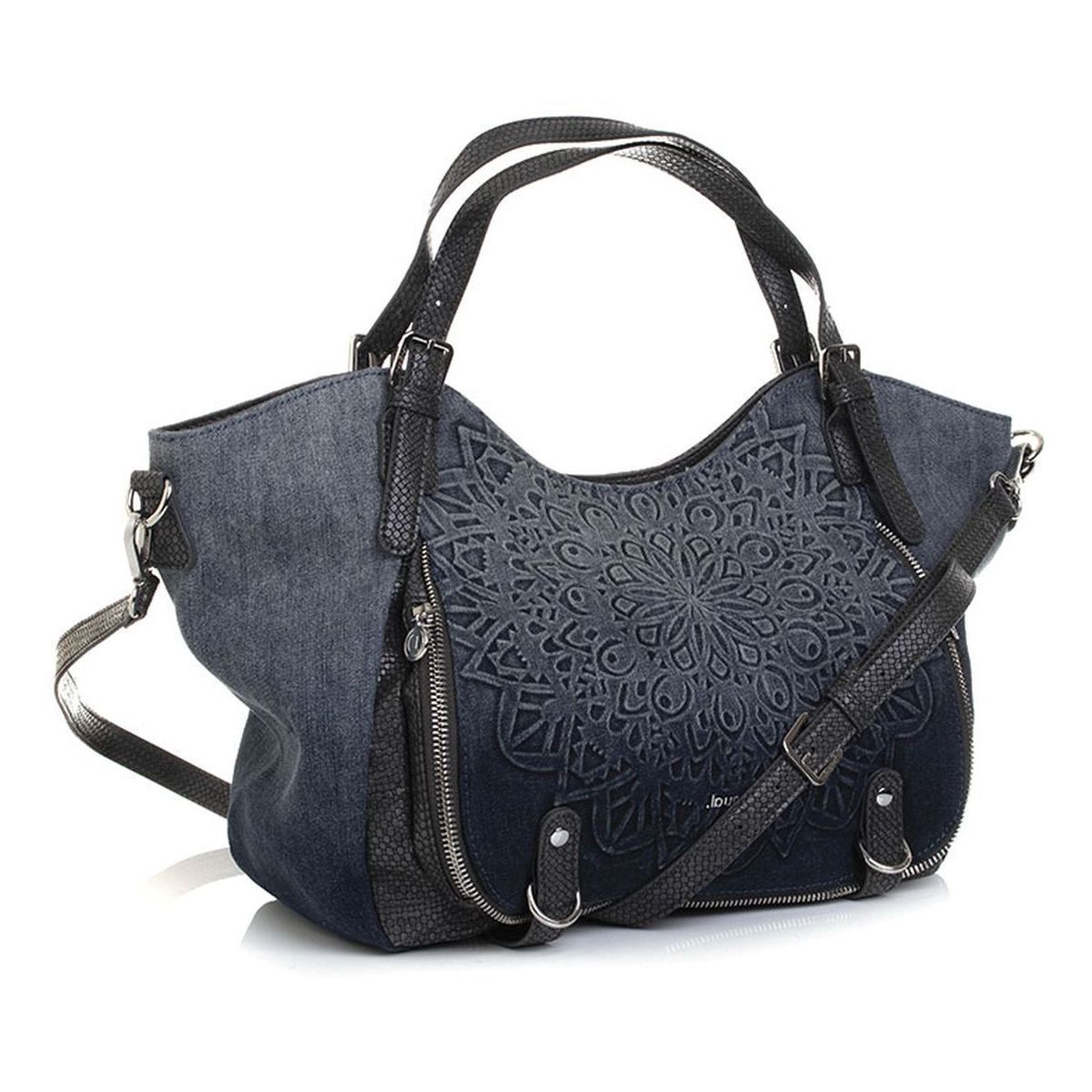 Cabas et sac shopping femme Desigual bols seven seas rotterdam bleu VoShoes