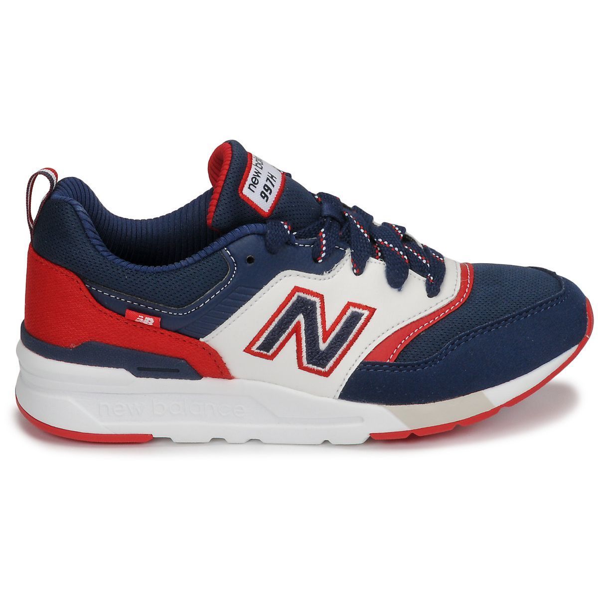 Baskets mode fille New balance pr997 m bleu VoShoes