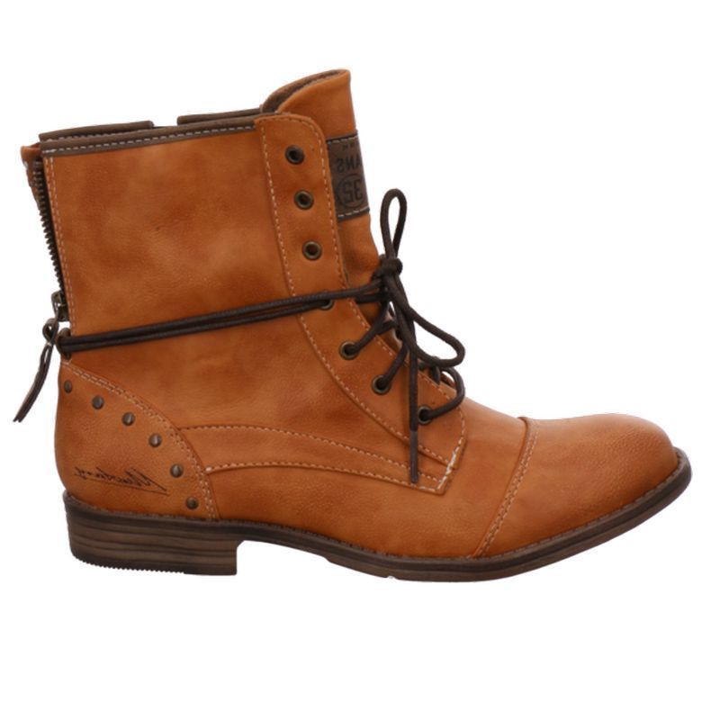Mustang cheap cognac bottines