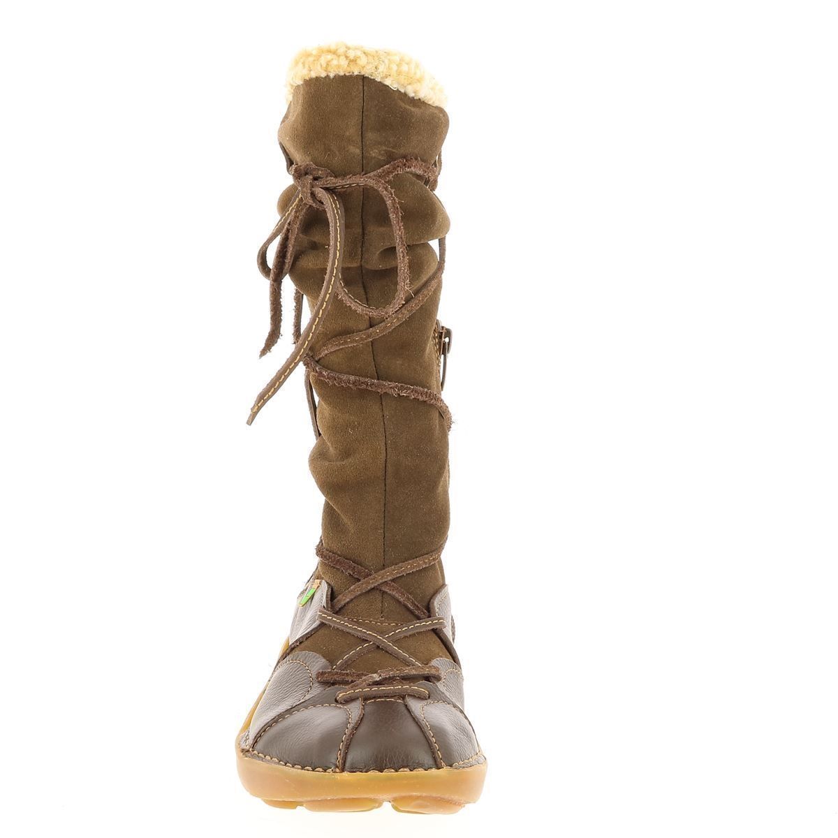 Bottes femme El naturalista n051 marron VoShoes