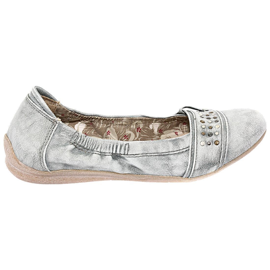 Ballerines et babies femme Mustang 1181206 gris VoShoes