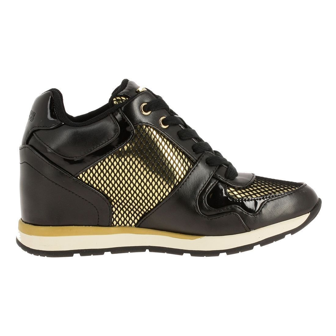 Baskets mode femme Guess fllc23 elec12 noir VoShoes