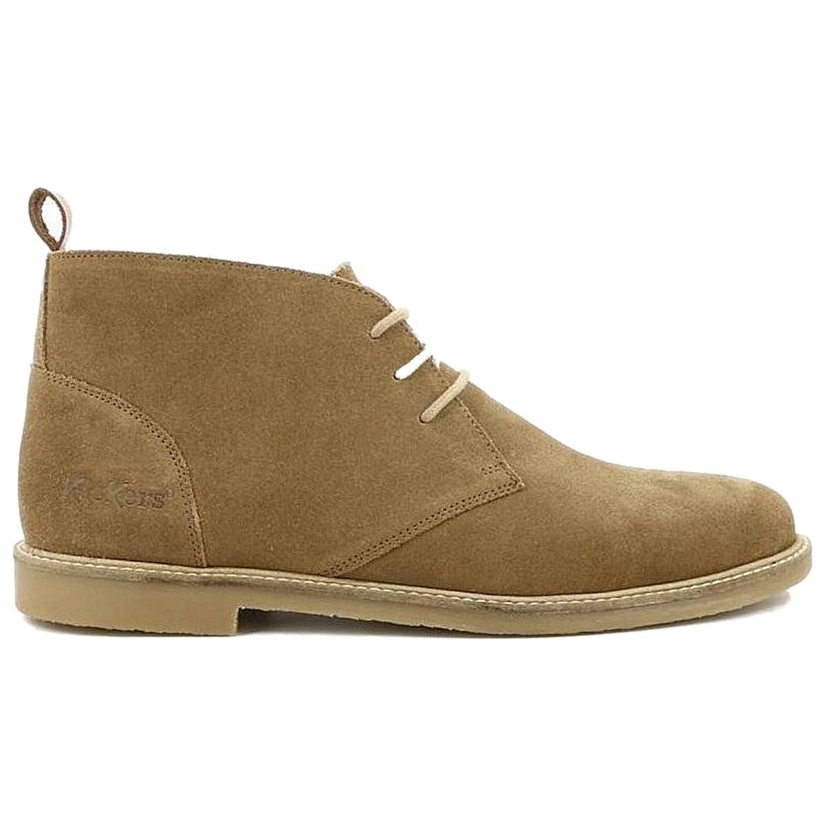 Bottines homme Kickers tyl beige VoShoes