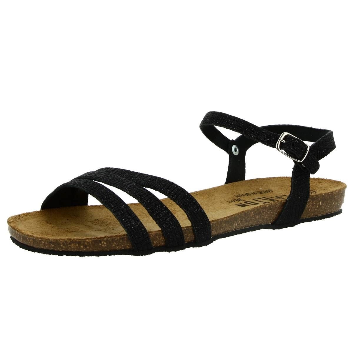 Sandales femme Plakton mam alou noir VoShoes
