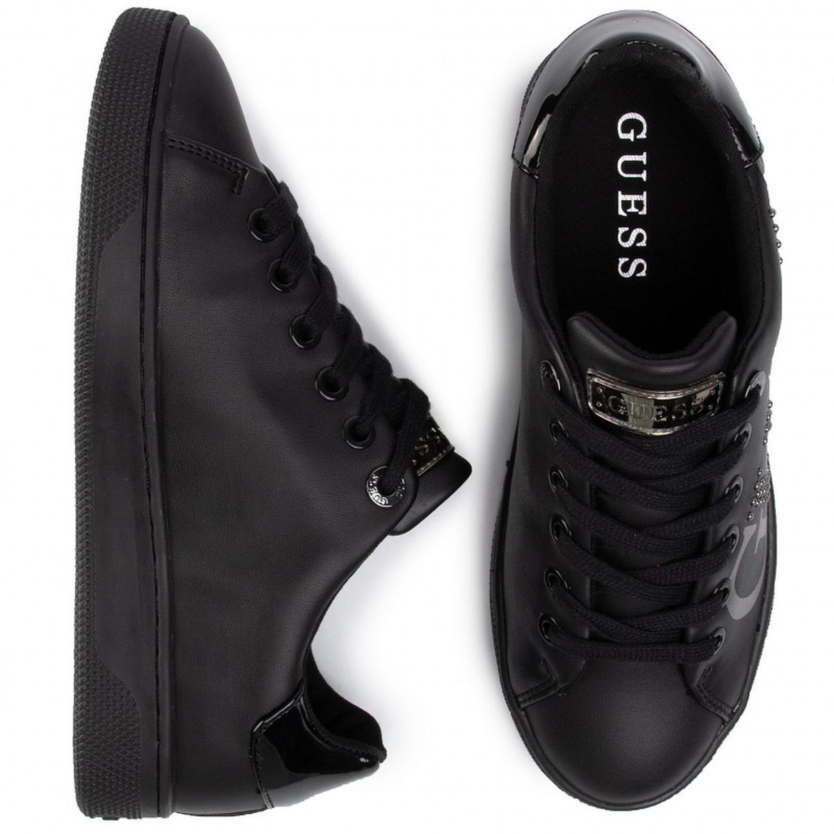 Basket noir femme guess online