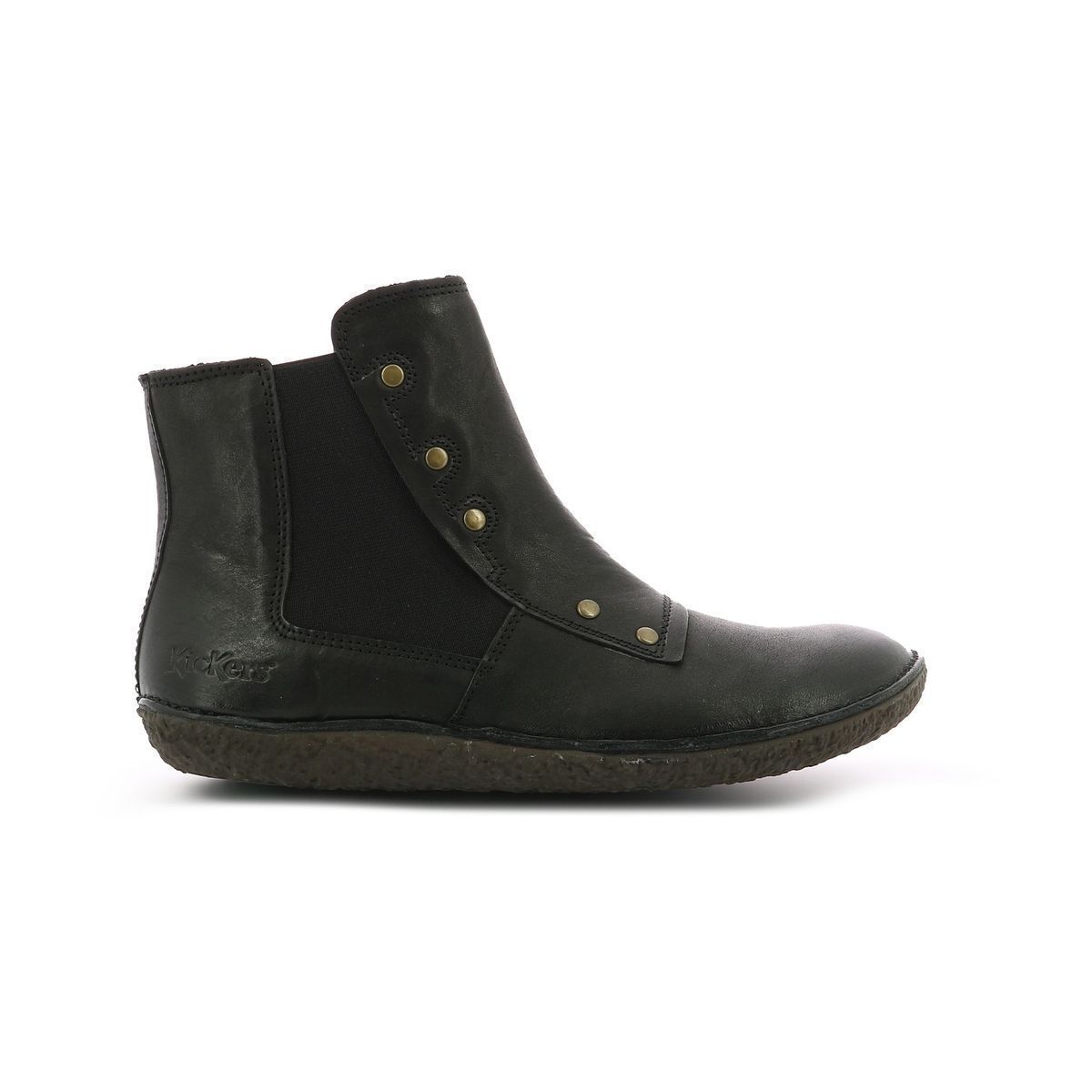 Bottines femme Kickers happli noir VoShoes