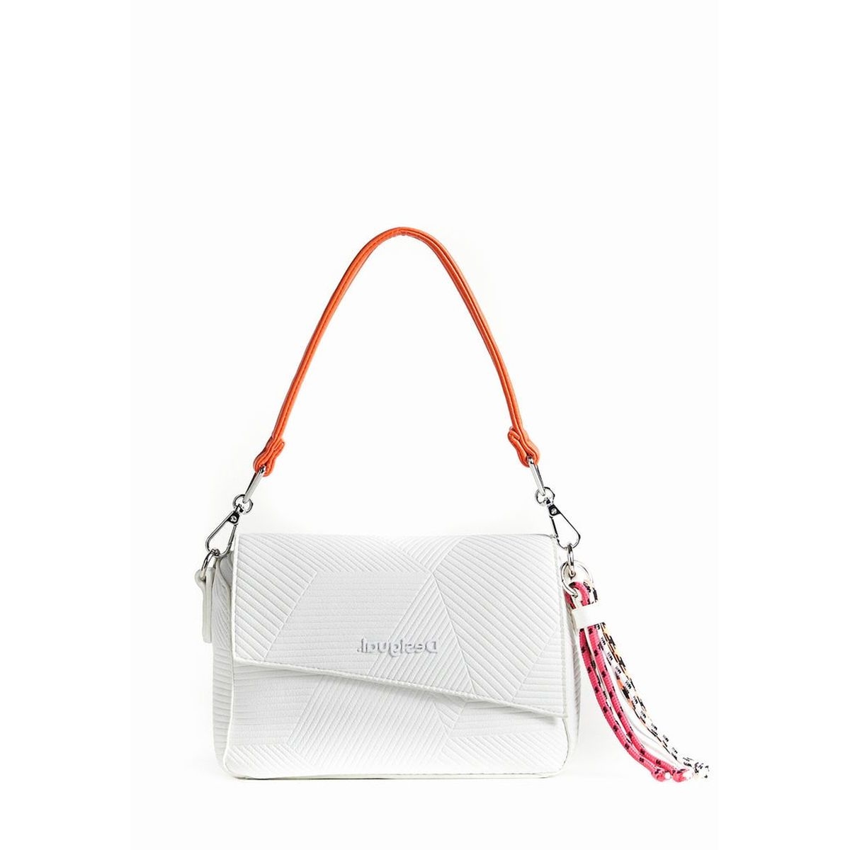 Femme Sacs Sacs et sacoches satchel Bols_rapsodia Phuket Mini Desigual en coloris Blanc 