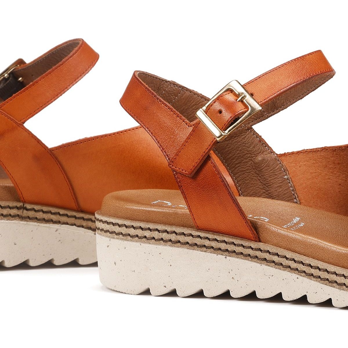 Sandales femme Dorking d8771 orange VoShoes