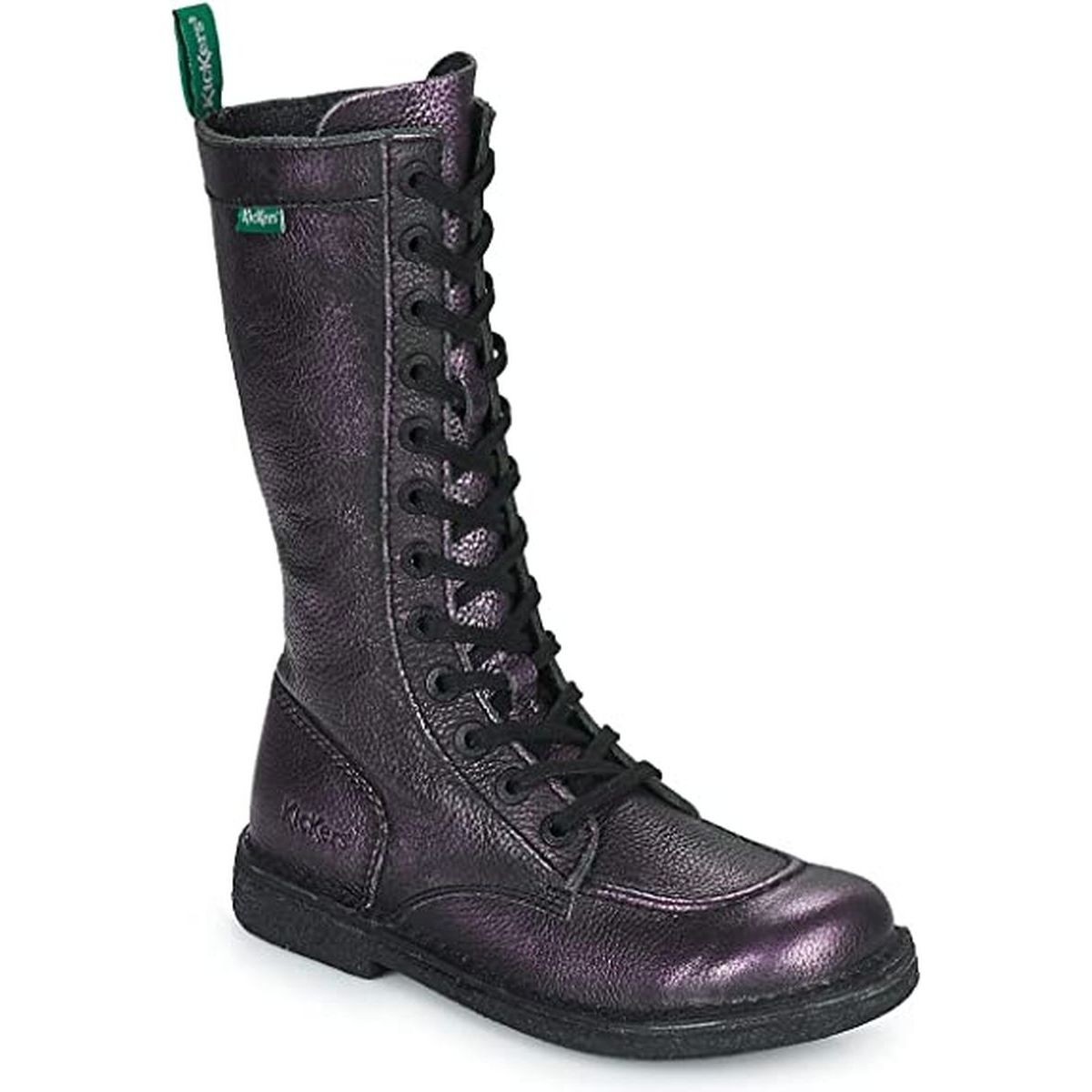 Bottes femme Kickers meetkiknew violet VoShoes